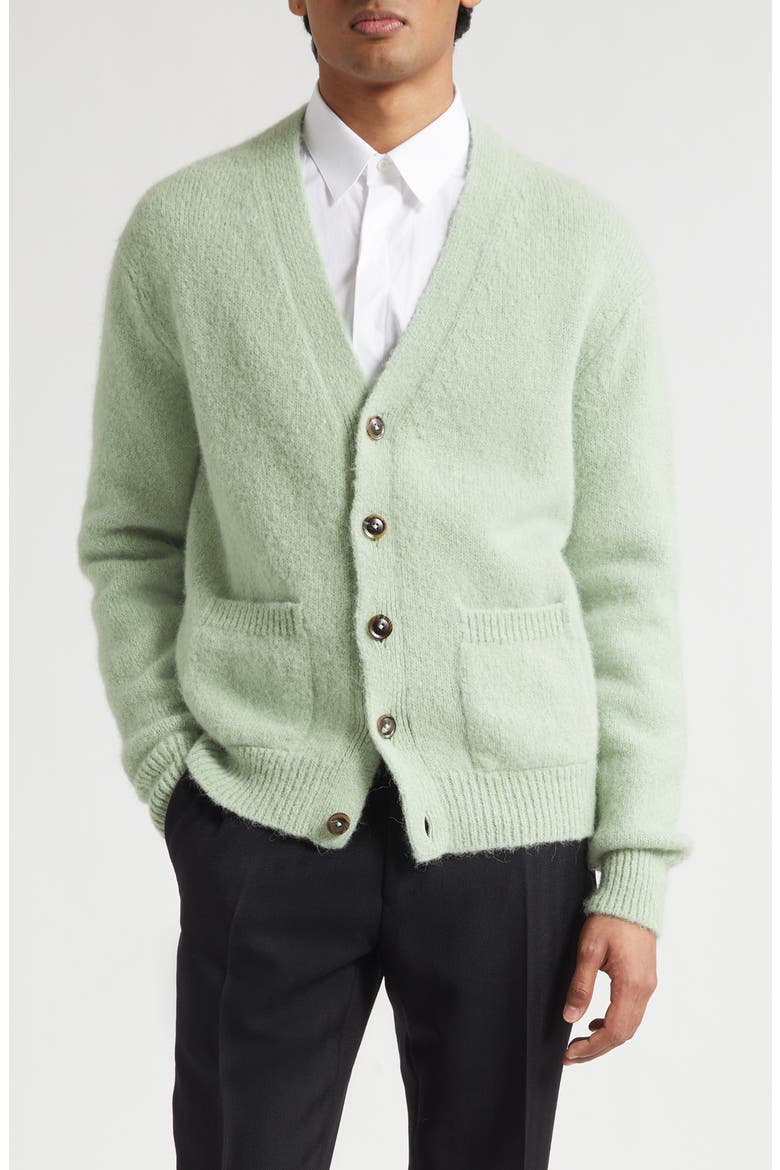 Alpaca Blend Cardigan, Main, color, ICED PISTACHIO