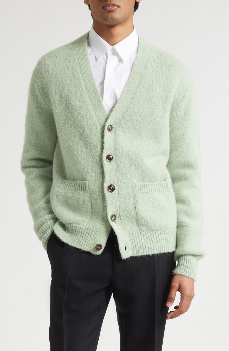 TOM FORD Alpaca Blend Cardigan, Main, color, Iced Pistachio