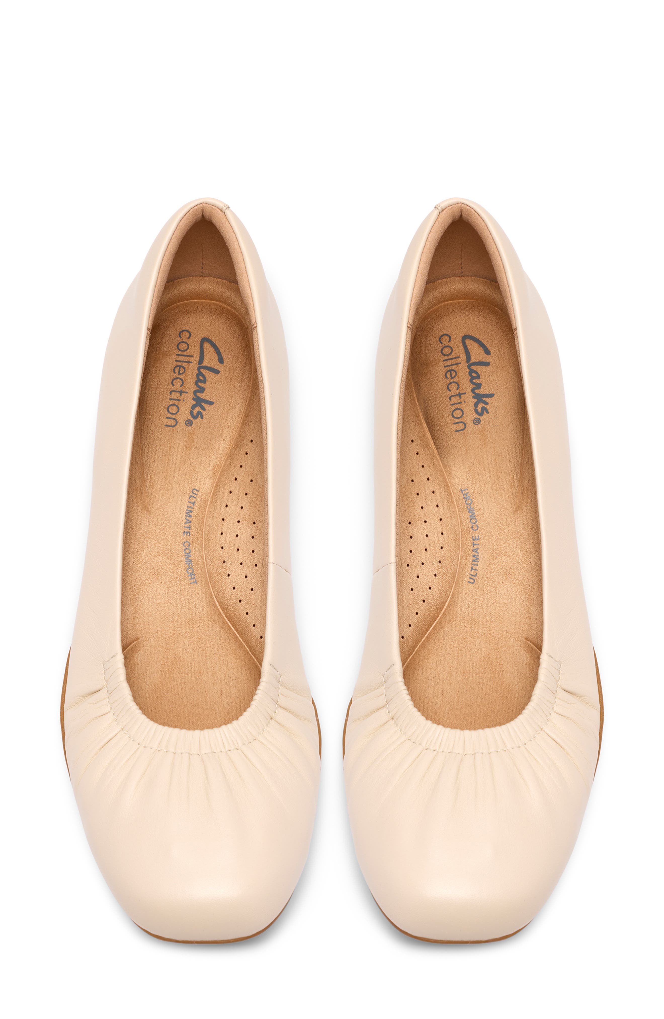 Jazmynn Lo Ballet Flat - Wide Width Available, Alternate, color, CREAM LEATHER