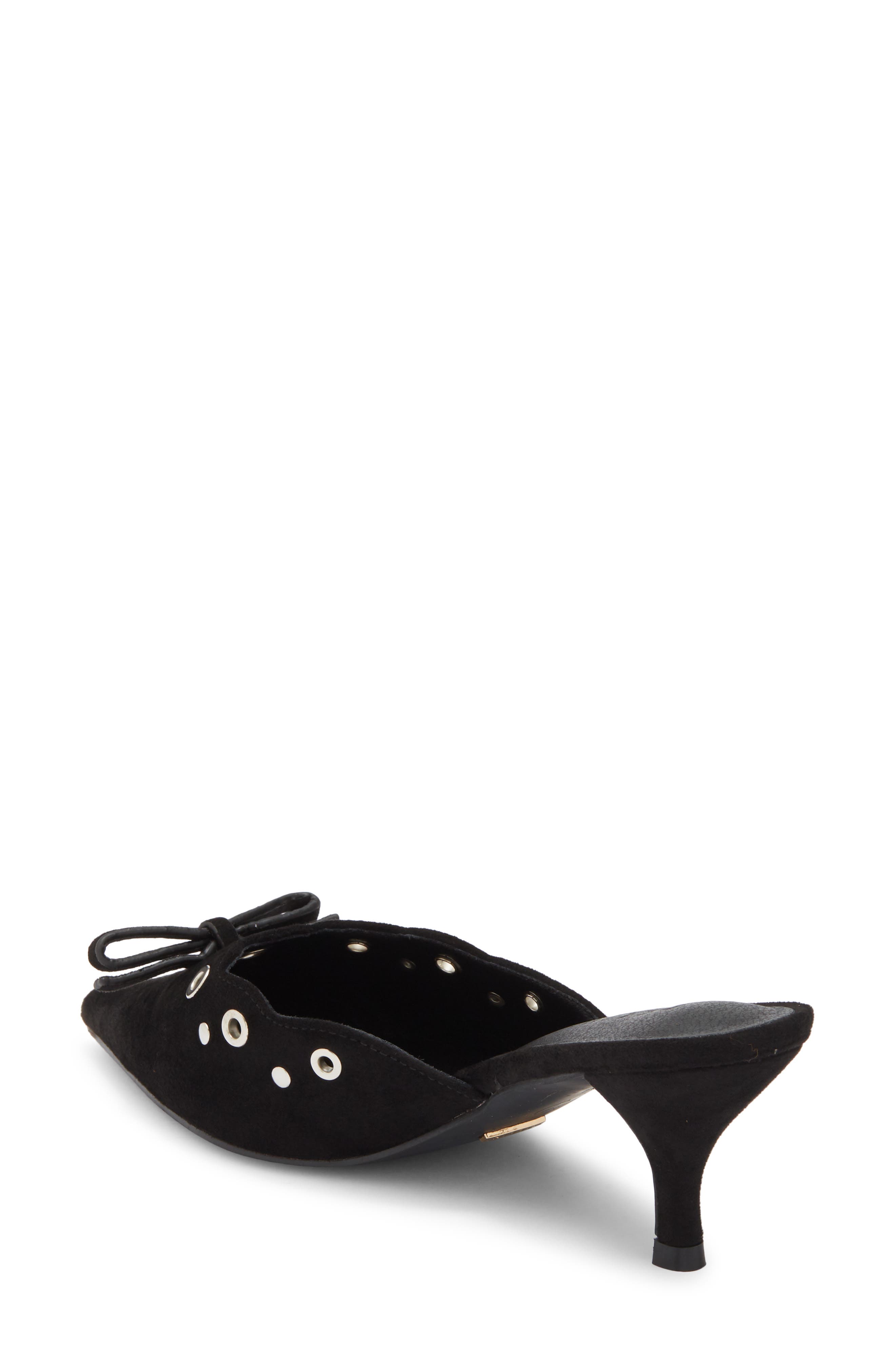 Billini Elio Kitten Heel Pump, Alternate, color, Black Suede