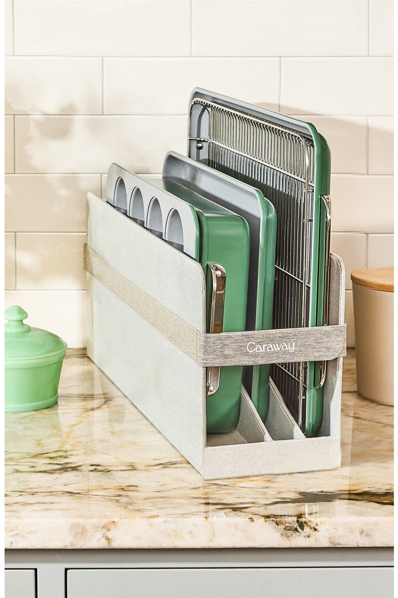 Nontoxic Ceramic 5-Piece Bakeware Set, Alternate, color, SAGE