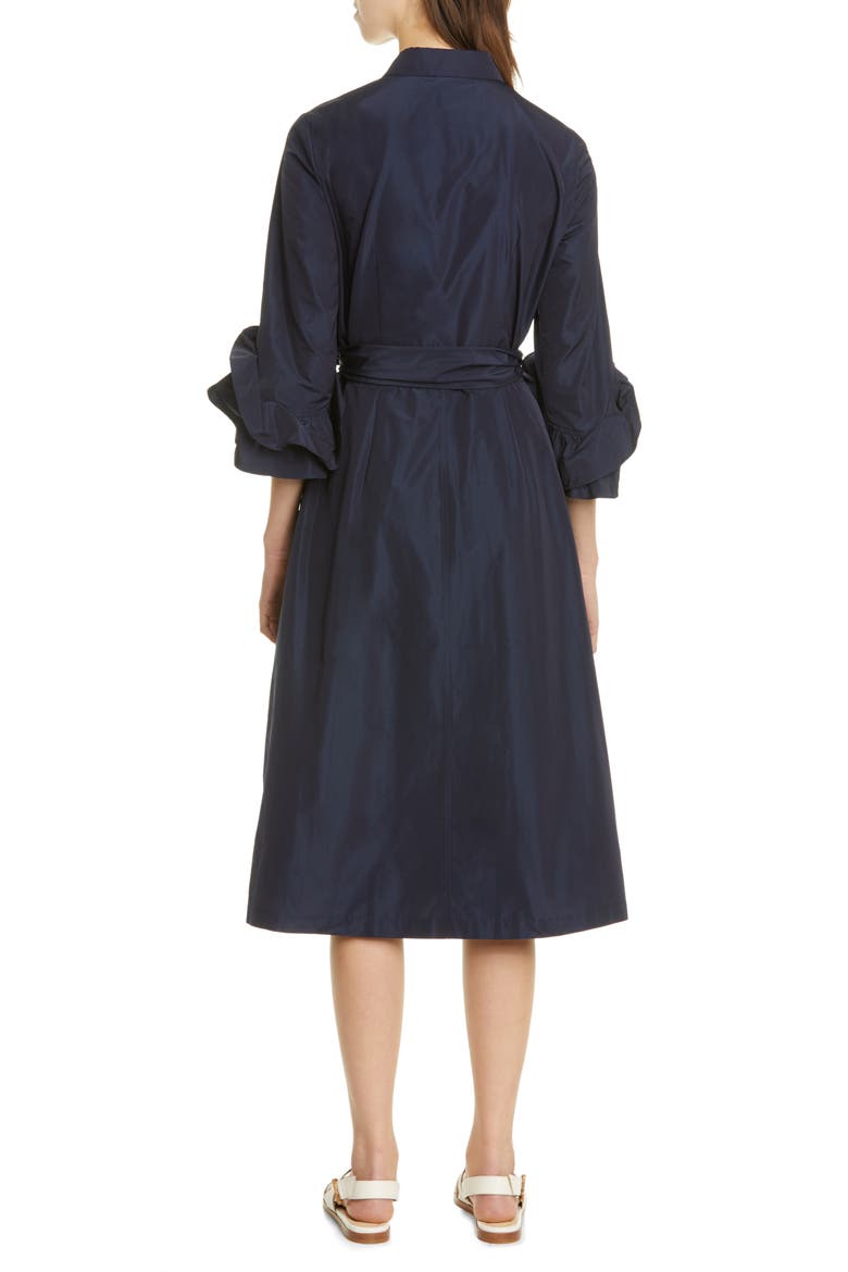 Hughes Midi Shirtdress, Alternate, color, ADMIRAL BLUE IRIDESCENT