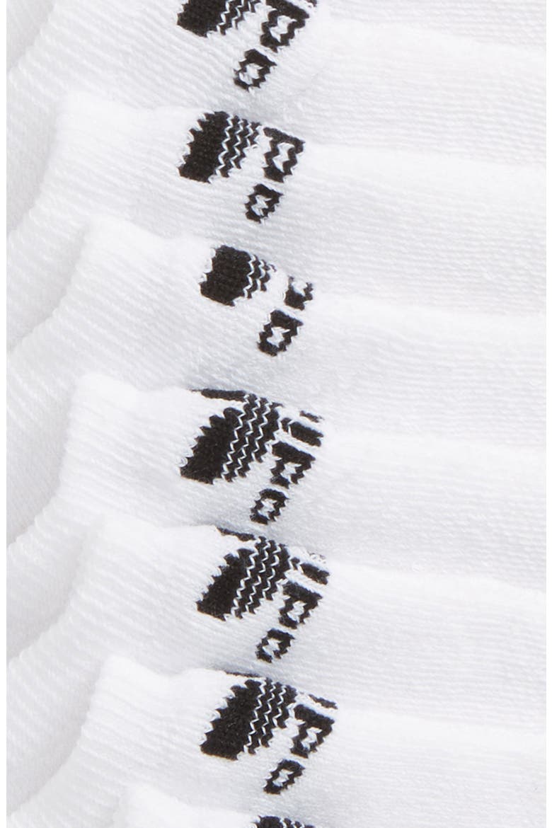6-Pack Trefoil Performance No-Show Socks, Alternate, color, WHITE