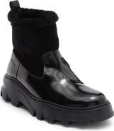 Stuart Weitzman Alton Genuine Shearling Lined Lug Sole Boot