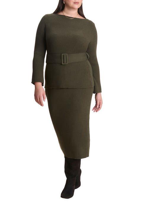 Sweater Maxi Skirt (Plus Available)