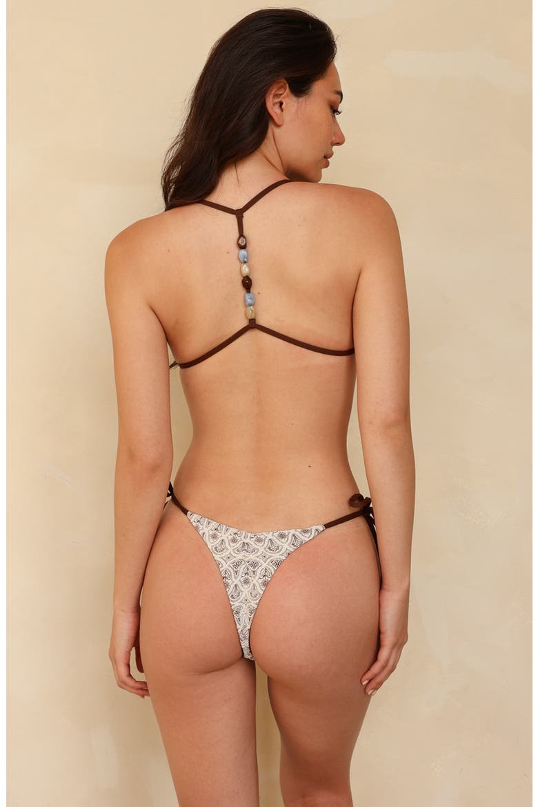Fuego Triangle Bikini Top, Alternate, color, Samba