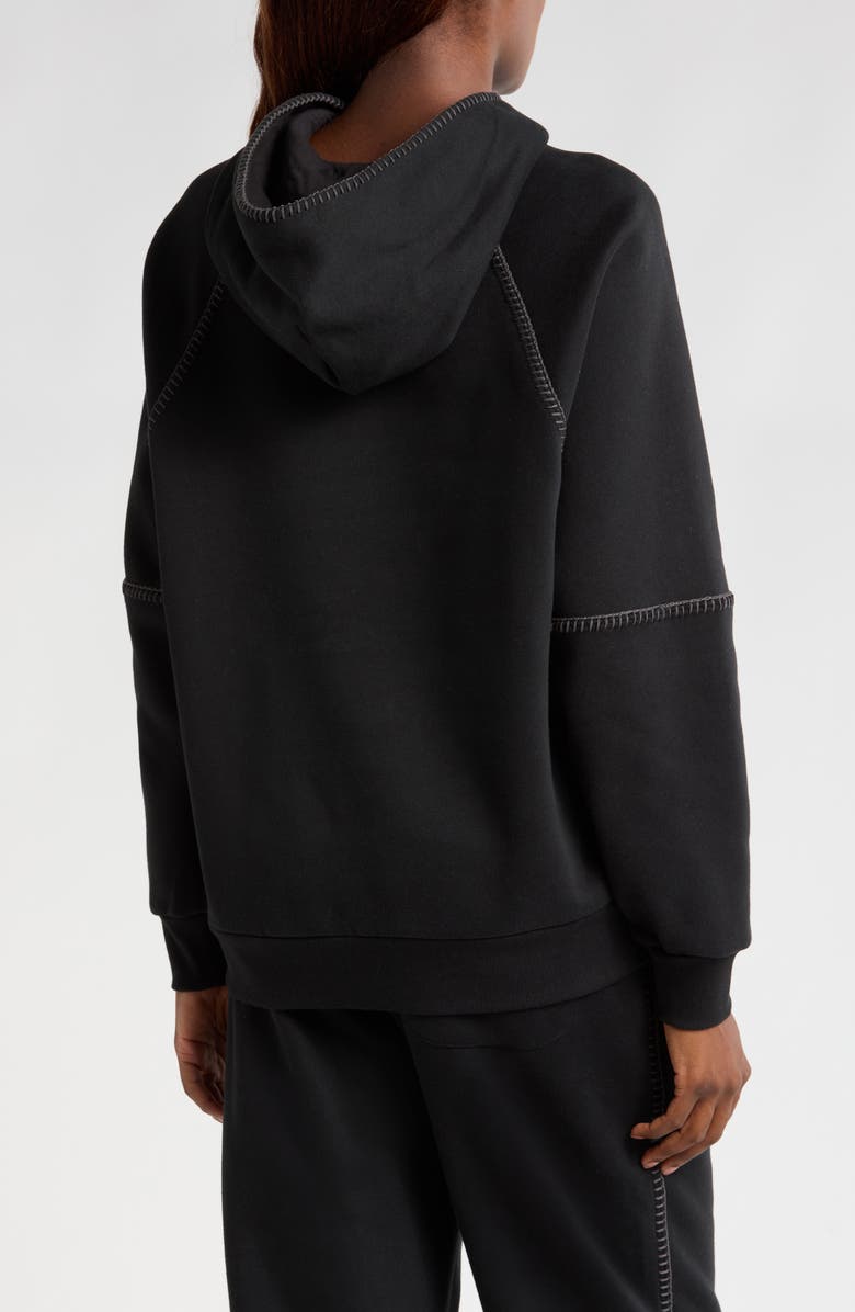 UGG<sup>®</sup> Classic Cotton Blend Hoodie, Alternate, color, Blk