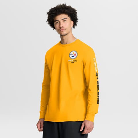 Men's Fanatics Gold Pittsburgh Steelers Clock Management Legacy Long Sleeve T-Shirt