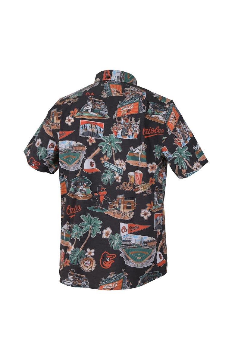 Reyn Spooner Men's Reyn Spooner  Black Baltimore Orioles Scenic Tri-Blend Button-Down Shirt, Alternate, color, Black