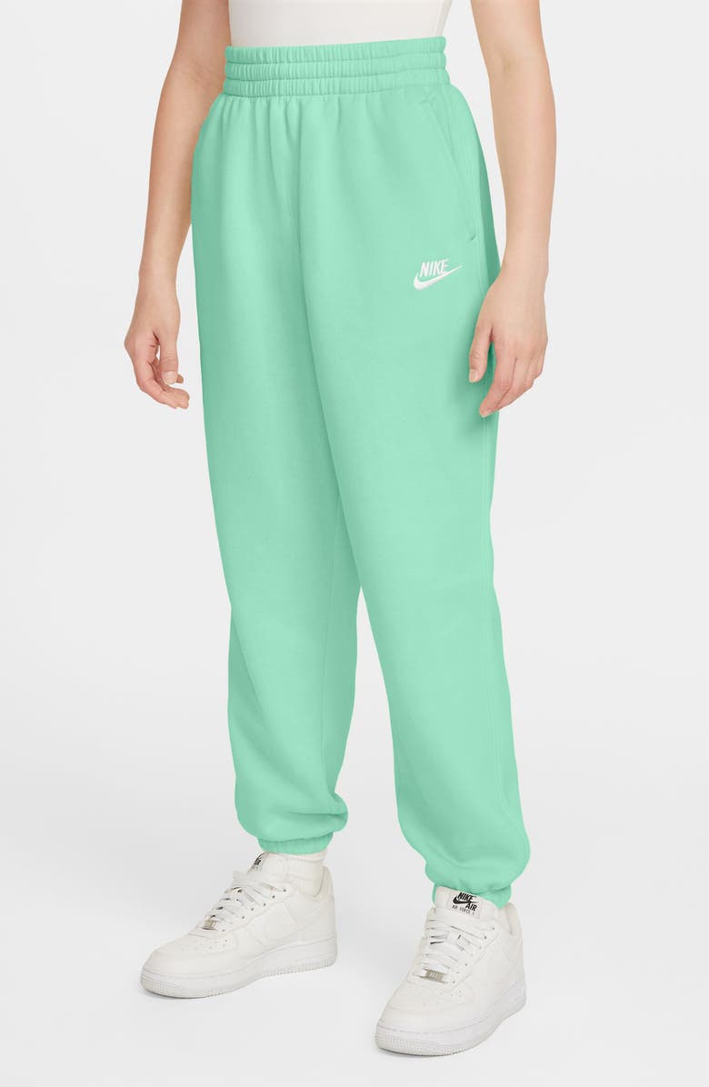 Nike Kids' Sportswear Club Fleece Sweatpants, Main, color, Mint Foam/Mint Foam/White