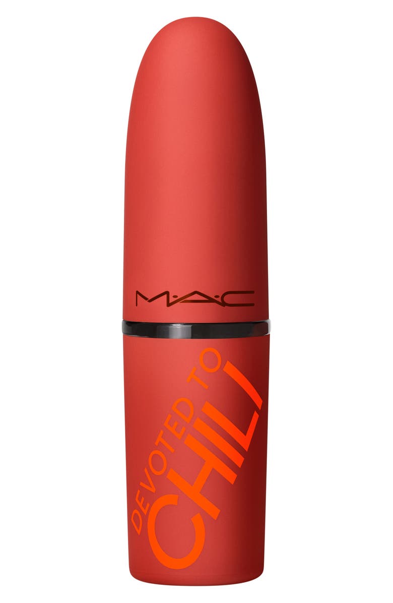 MAC Cosmetics Chili's Crew Powder Kiss Lipstick, Alternate, color,