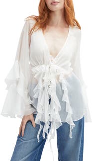 Bardot Rosalo Ruffle Top