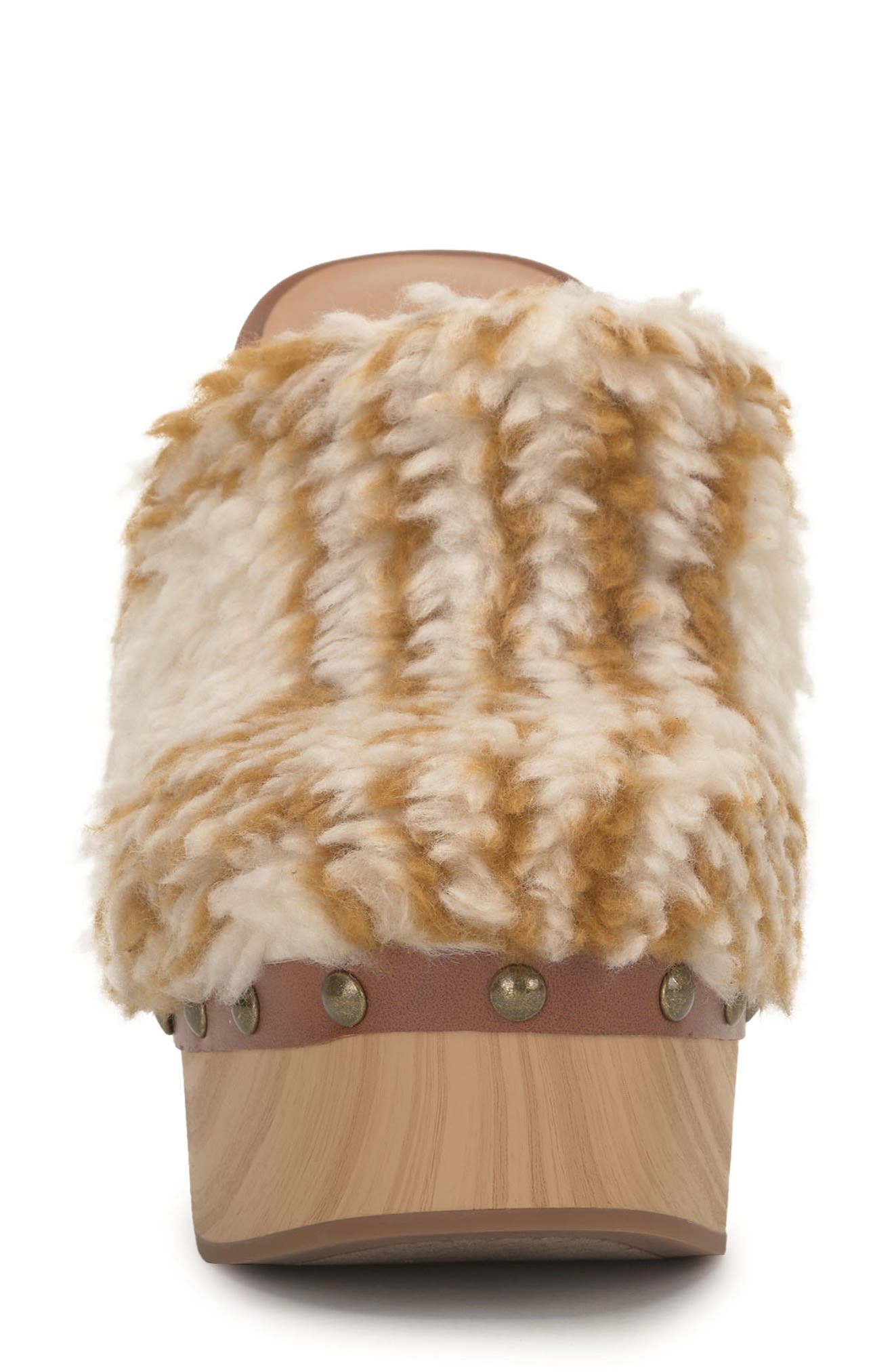 Dasally Platform Clog, Alternate, color, NATURAL COMBO