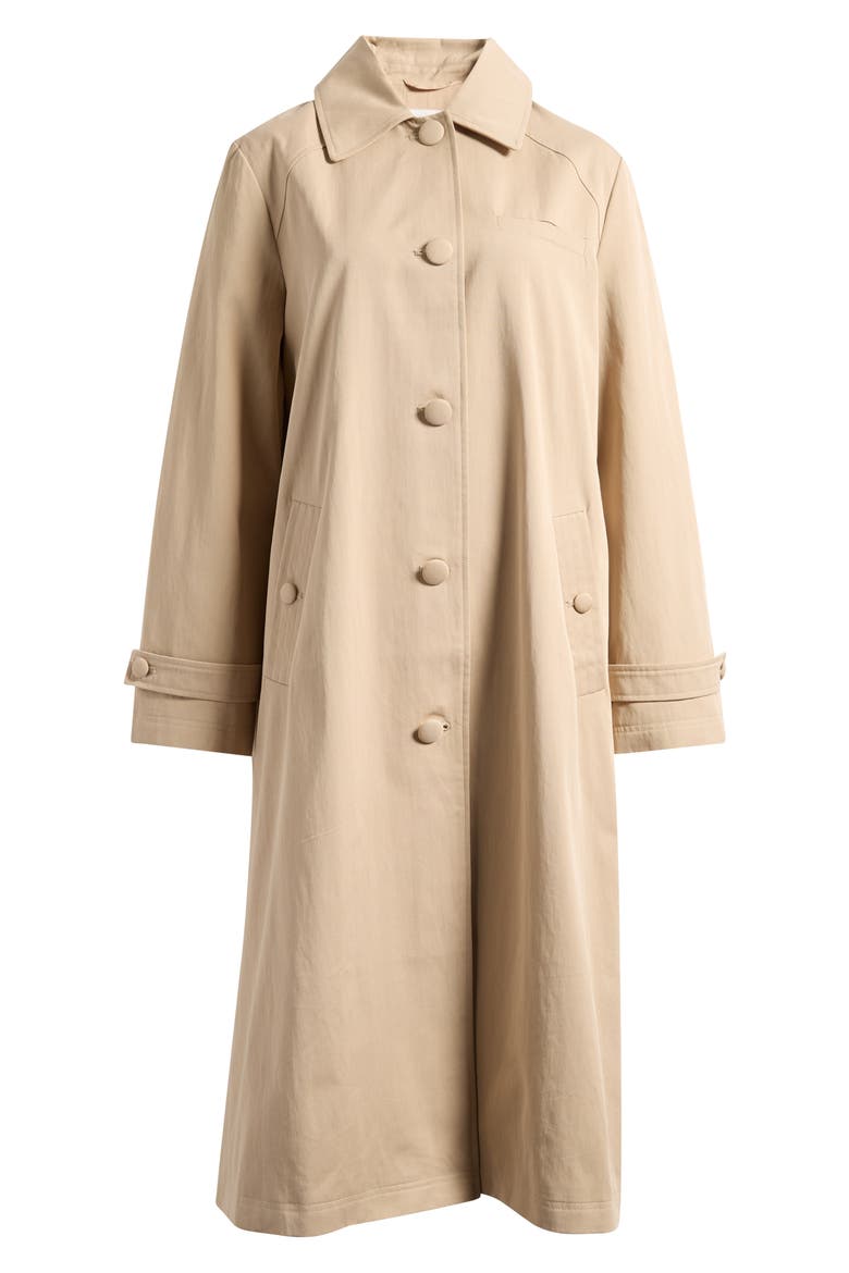Oversize Trench Coat, Alternate, color, BIRCH