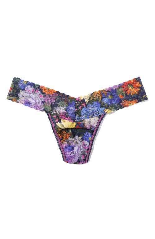 Hanky Panky Print Low Rise Thong In Multi