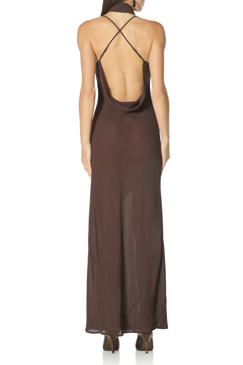 Cheryl Maxi Dress, Alternate, color, ESPRESSO