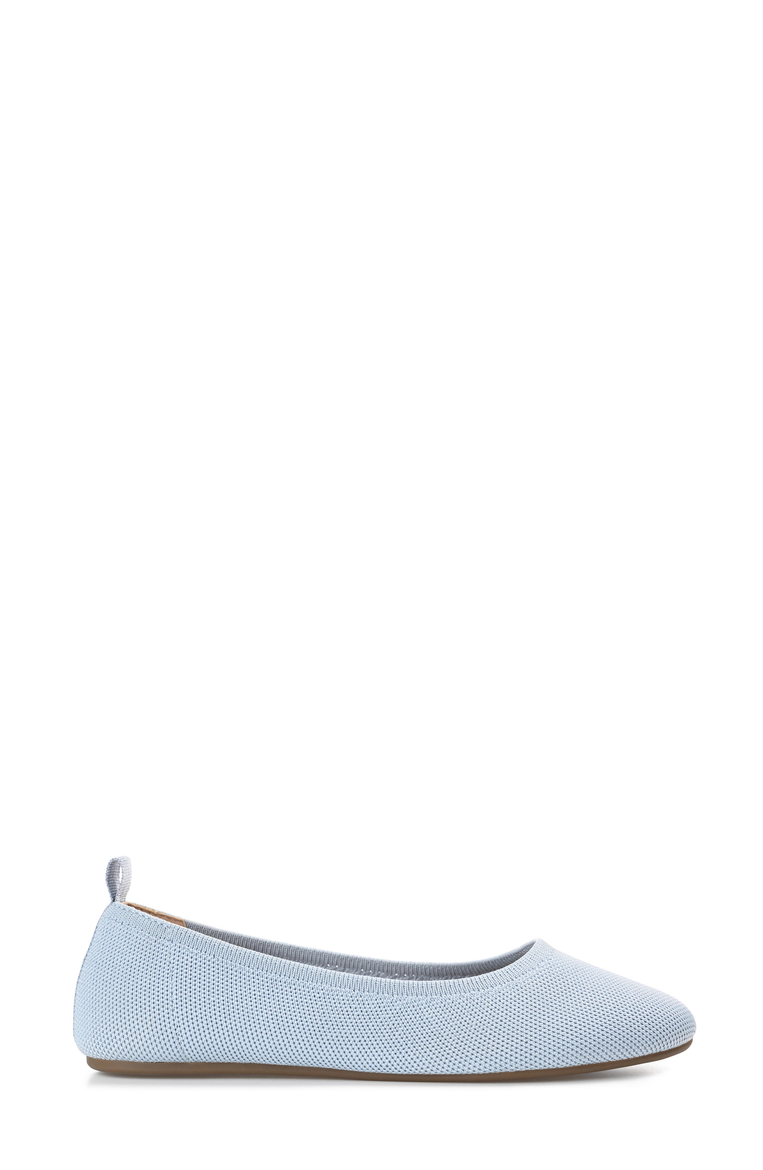 Jersie Knit Ballet Flat - Wide Width, Alternate, color, BLUE