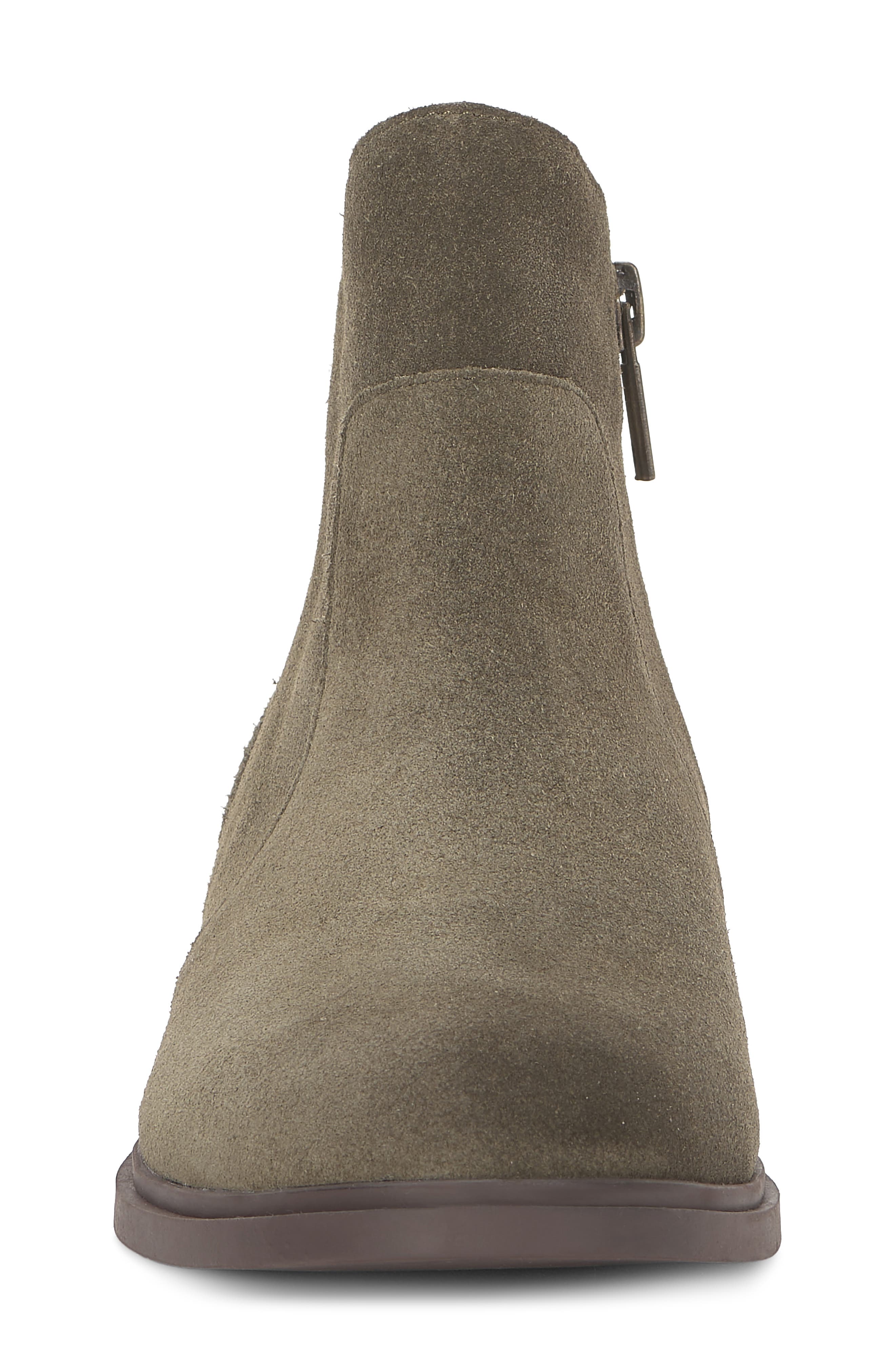 Haizly Leather Bootie, Alternate, color, GREEN 01