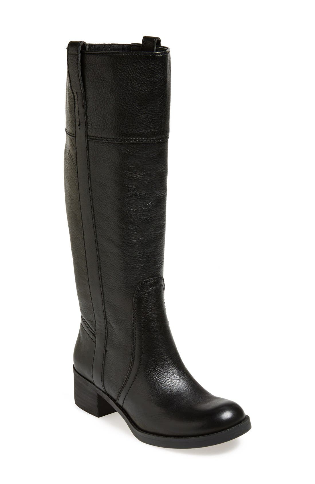 'Hibiscus' Boot, Main, color, BLACK