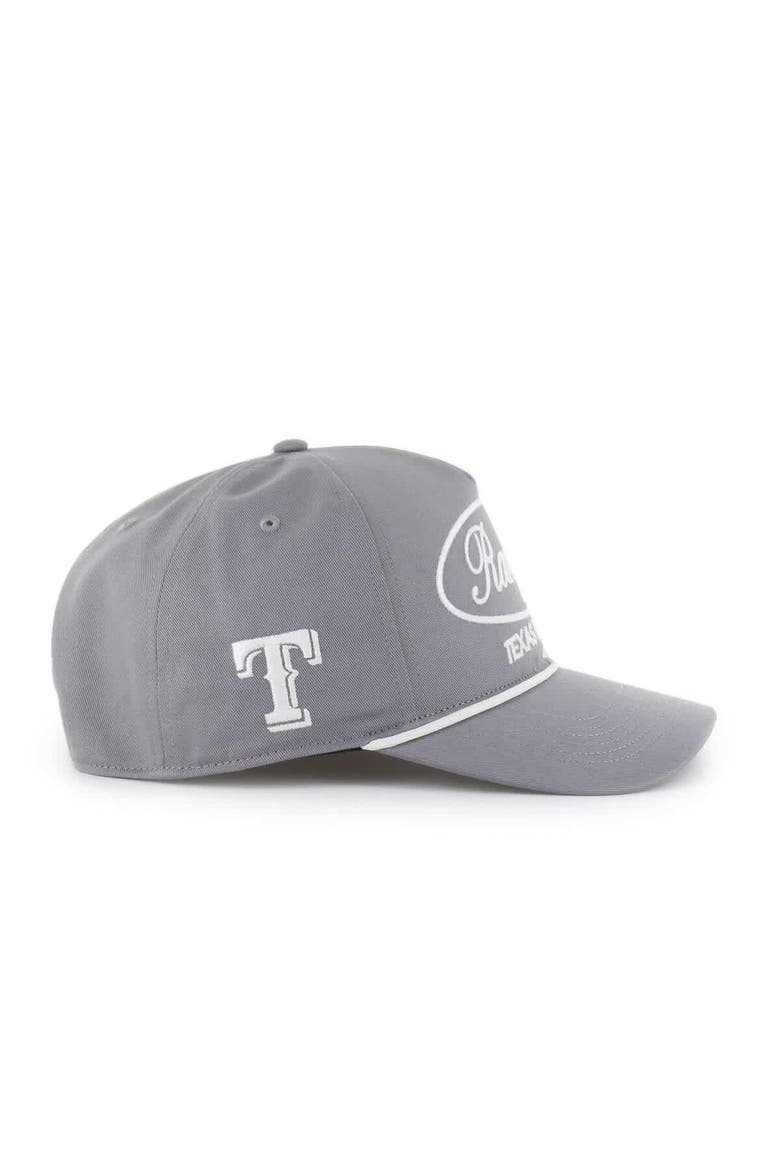 Men's '47 Gray Texas Rangers Foundational Hitch Adjustable Hat, Alternate, color, Gray