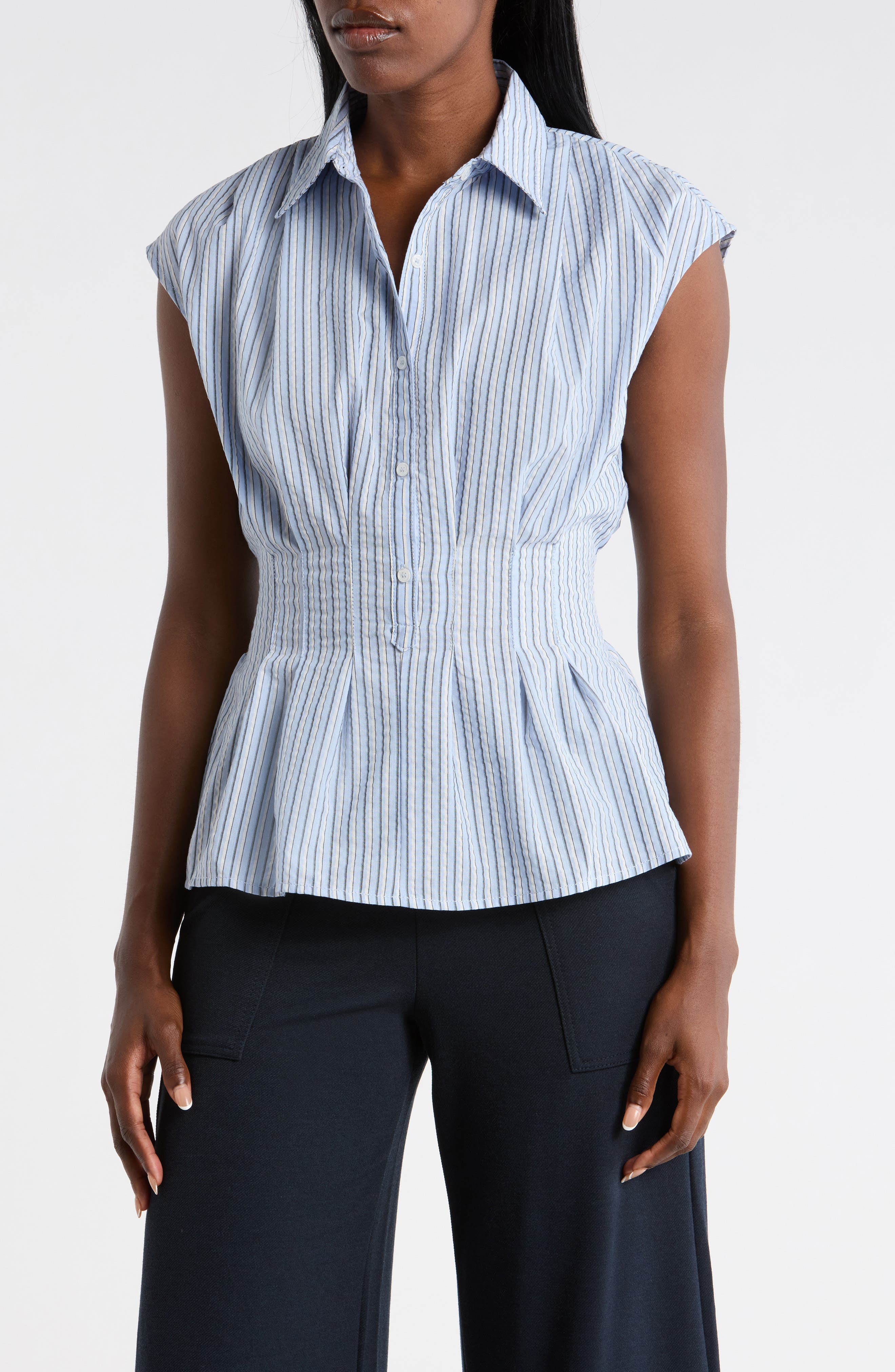 selected BLUE/ NAVY SHADOW STRIPE