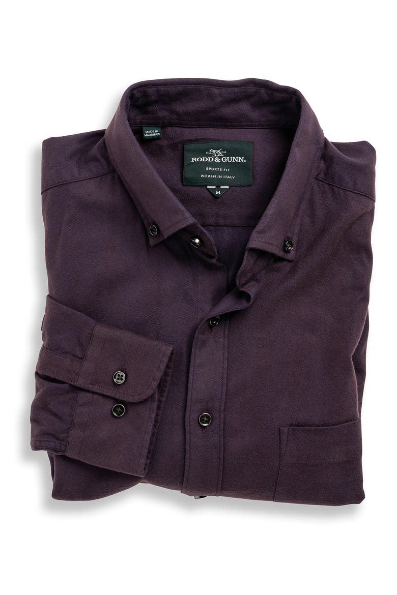 Multose Place Long Sleeve Button-Up Shirt, Alternate, color, PORT