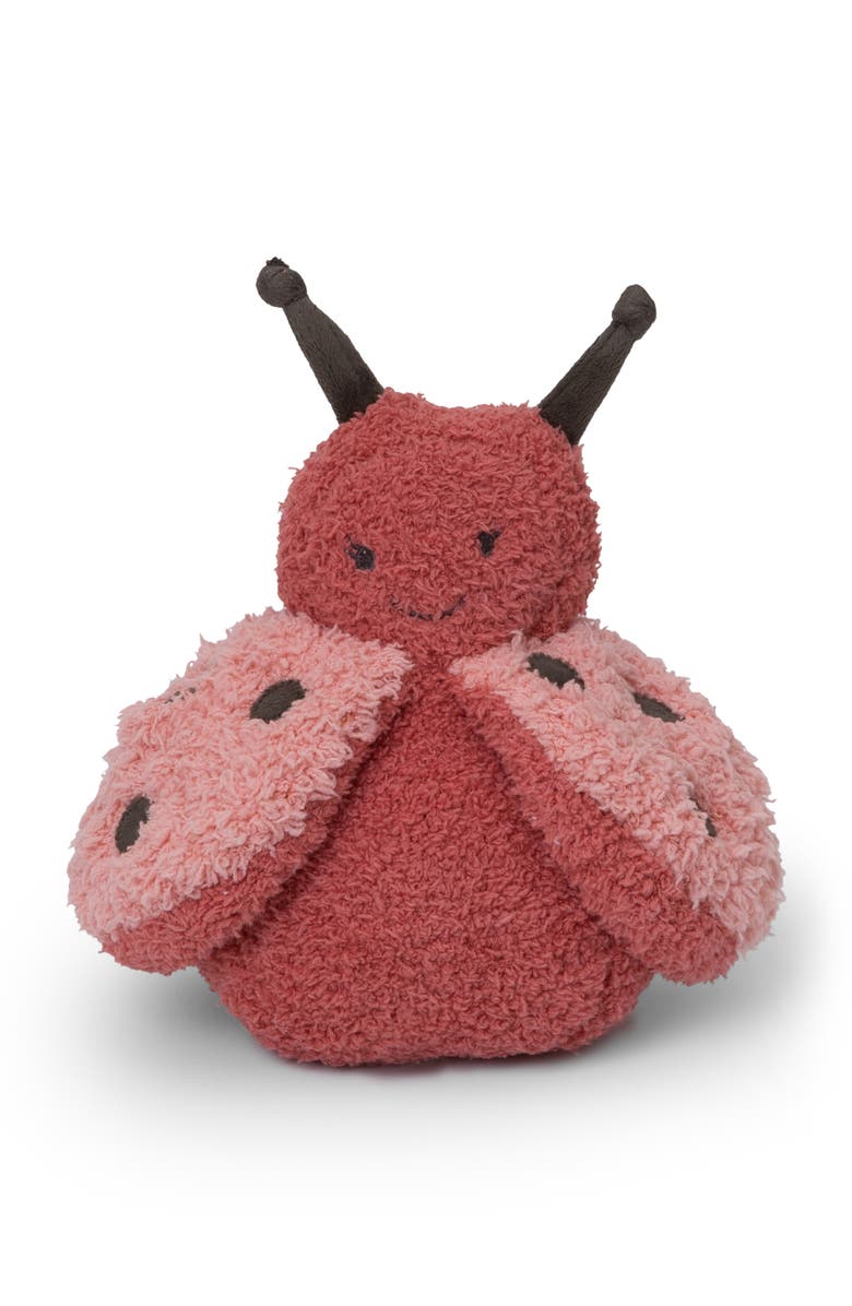 Barefoot Dreams<sup>®</sup> CozyChic<sup>®</sup> Love Bug Buddie Stuffed Animal, Main, color, Vermillion-Coral