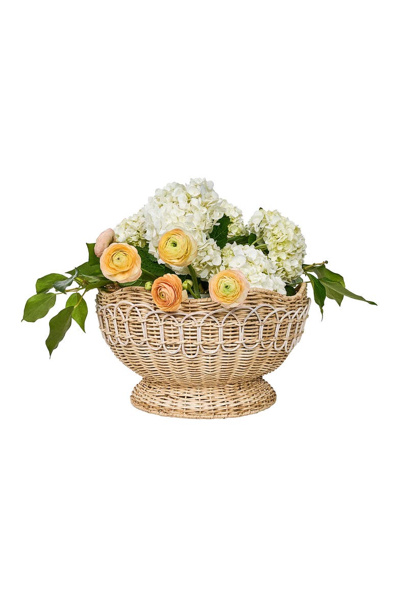 Provence Rattan Bowl, Alternate, color, WHITEWASH