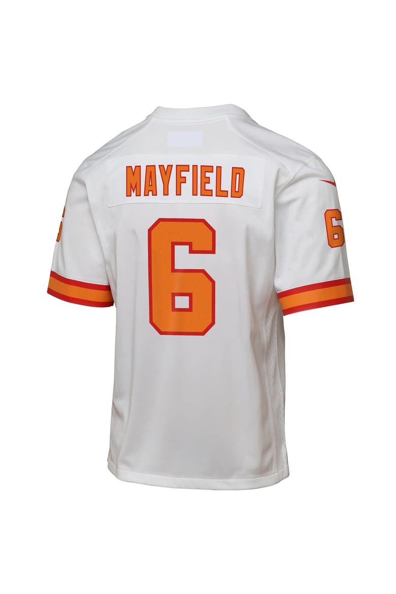 Youth Baker Mayfield White '76 Tampa Bay Buccaneers  Game Jersey, Alternate, color, White