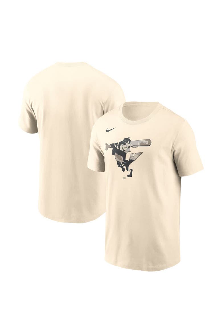 Men's Nike Cream Baltimore Orioles Camo Logo T-Shirt, Alternate, color, Cream