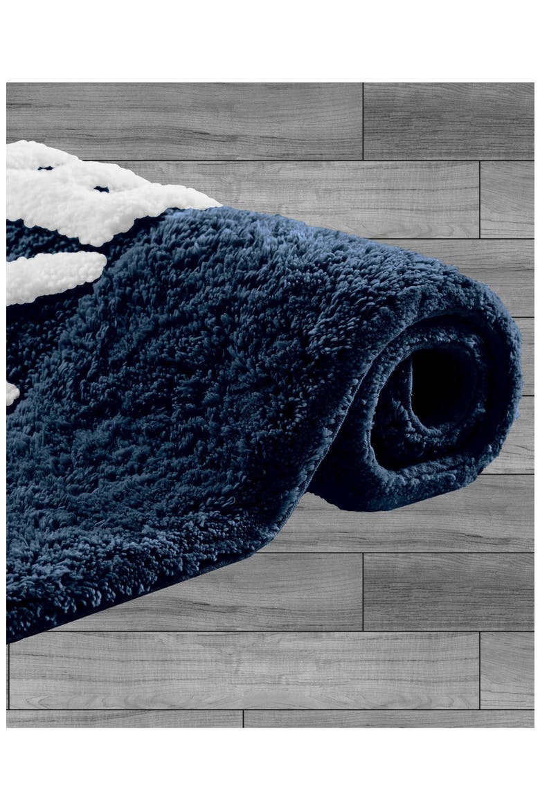 Bet Naked Bath Mat, Alternate, color, NAVY