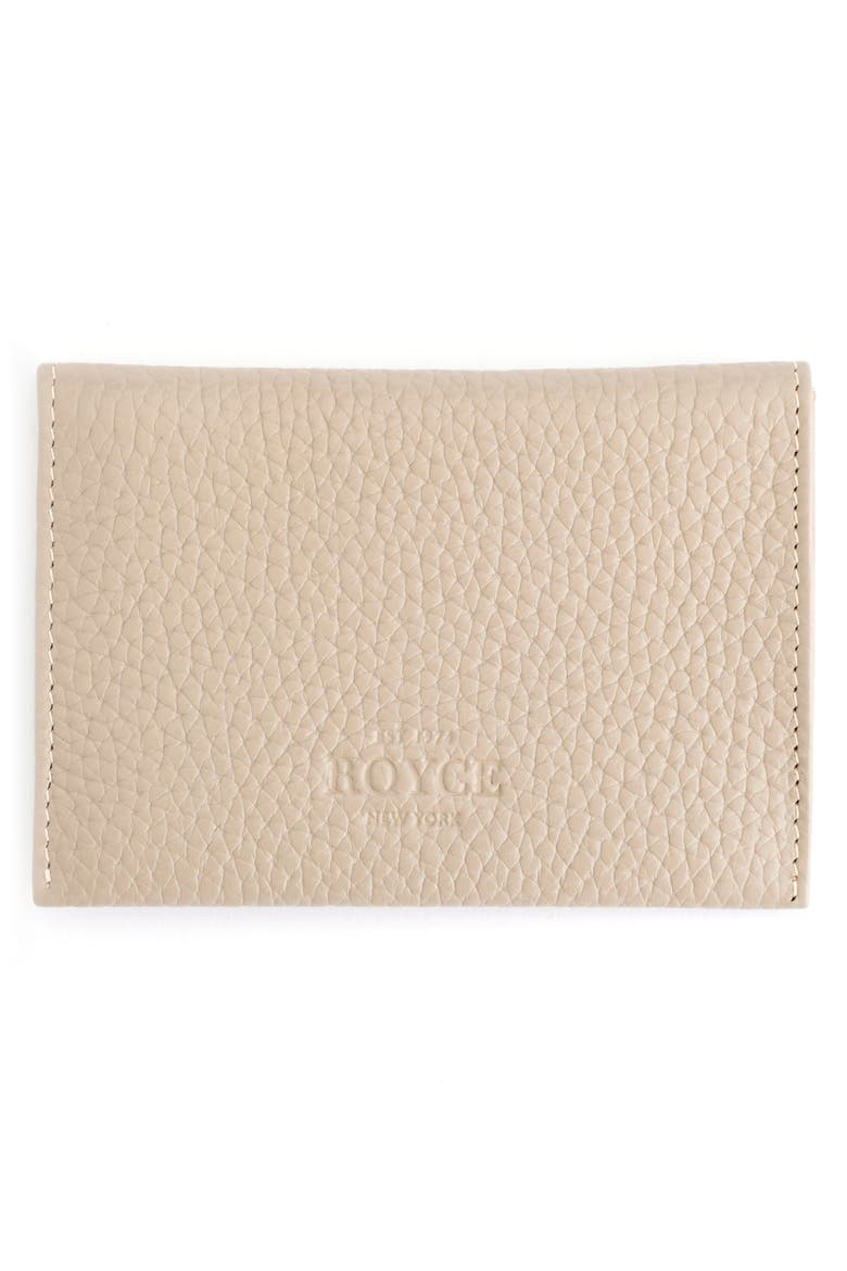 Leather Envelope Card Holder, Alternate, color, TAUPE