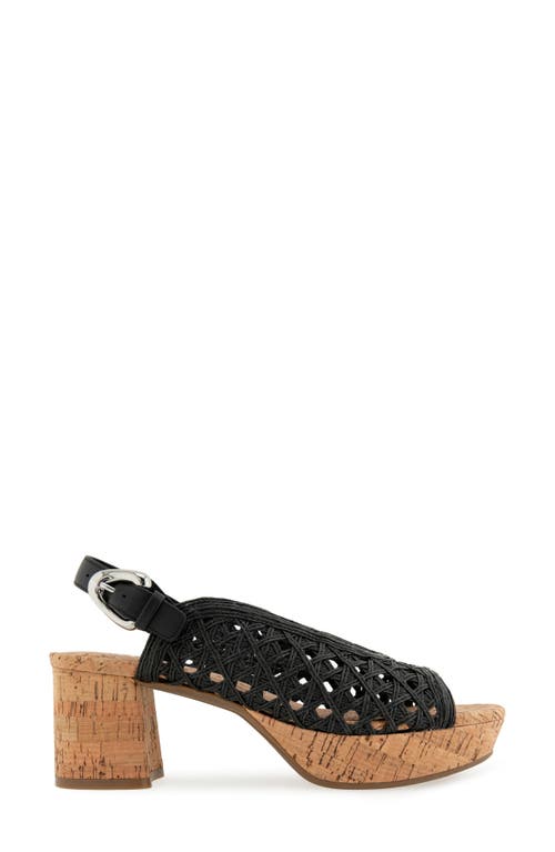 AEROSOLES AEROSOLES CORNELIA SLINGBACK PLATFORM SANDAL 
