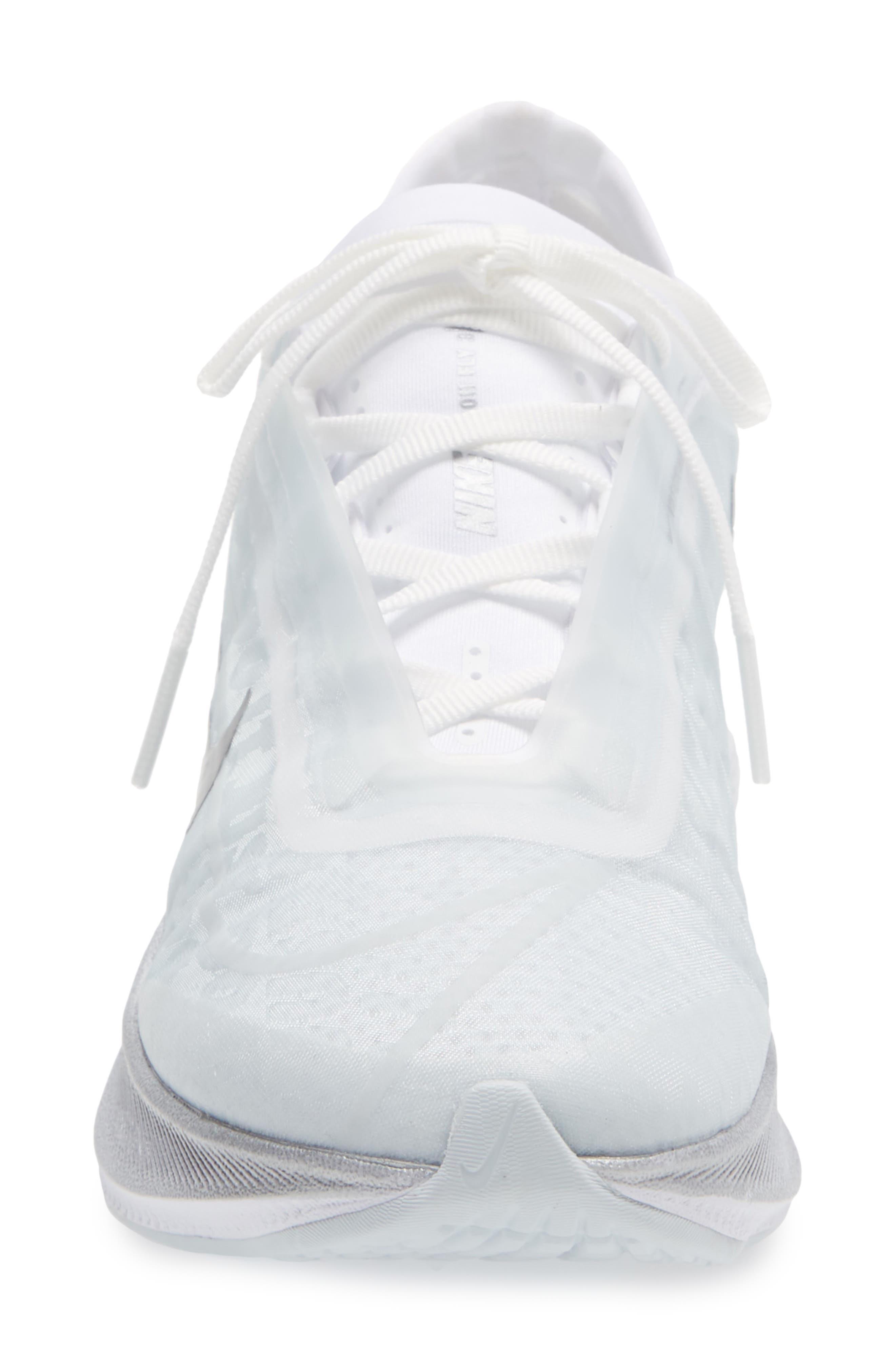 Zoom Fly 3 Running Shoe, Alternate, color, PLATINUM/ SILVER/ WHITE/ AURA