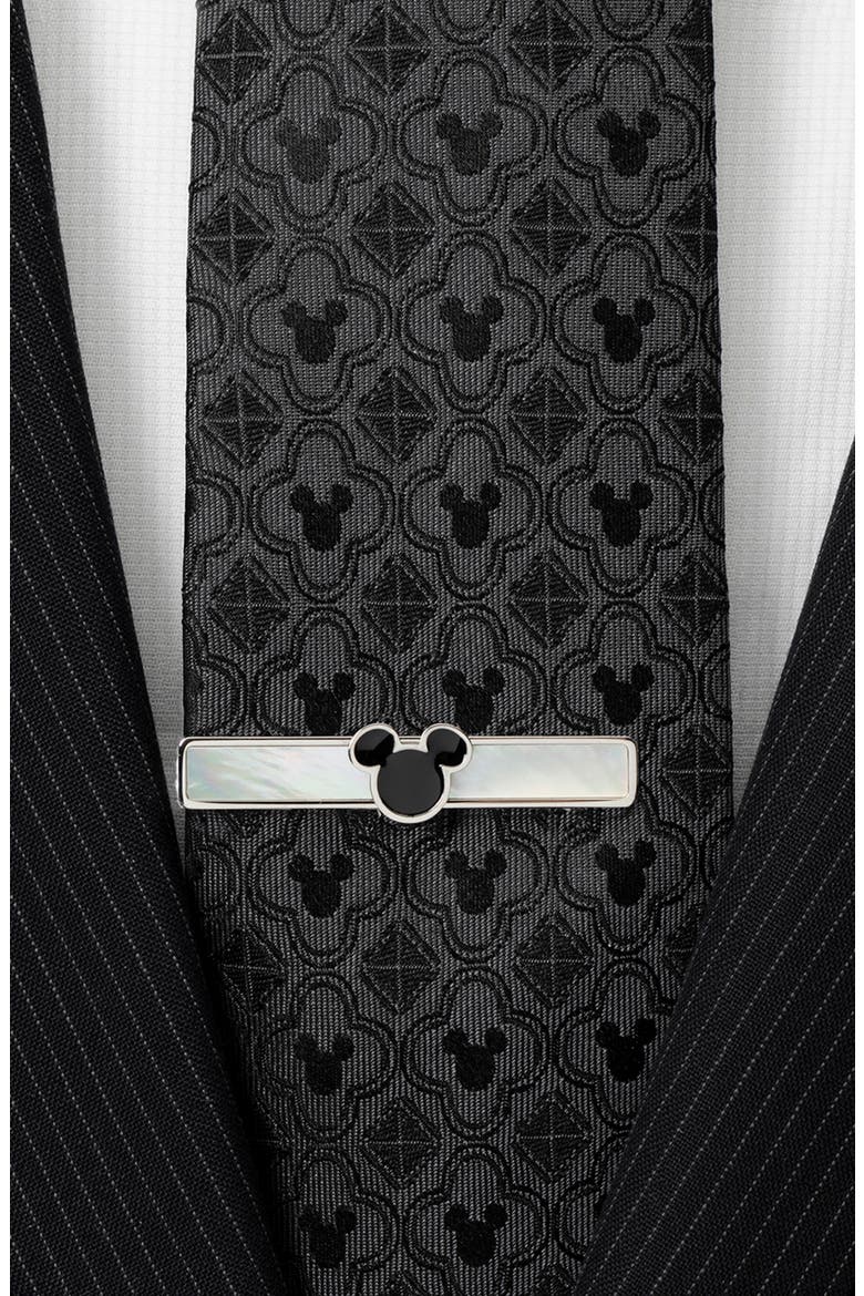 Mickey Mouse Mother-of-Pearl Tie Bar, Alternate, color, PEARL