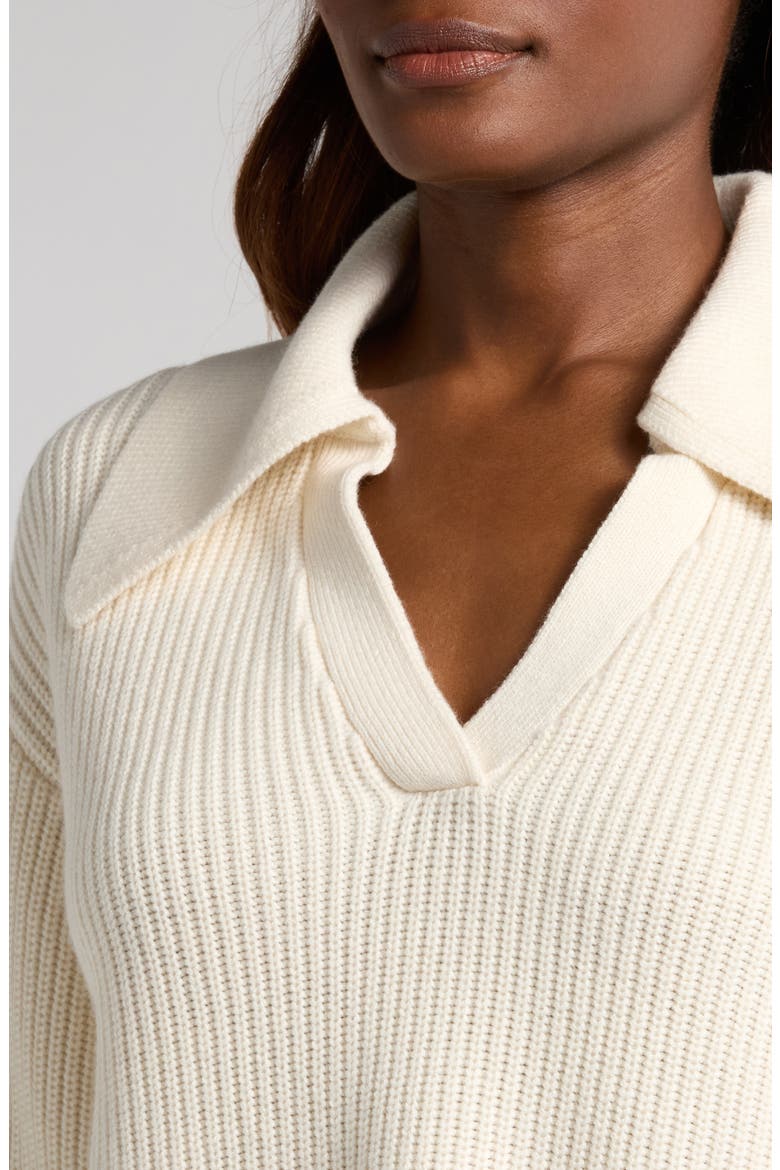 Dary Collar Sweater, Alternate, color, SHELL