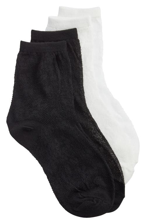 Stems Bloom Assorted 2-pack Cotton Blend Crew Socks