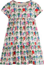 Mini Boden Kids' Twirly Cotton Jersey T-Shirt Dress