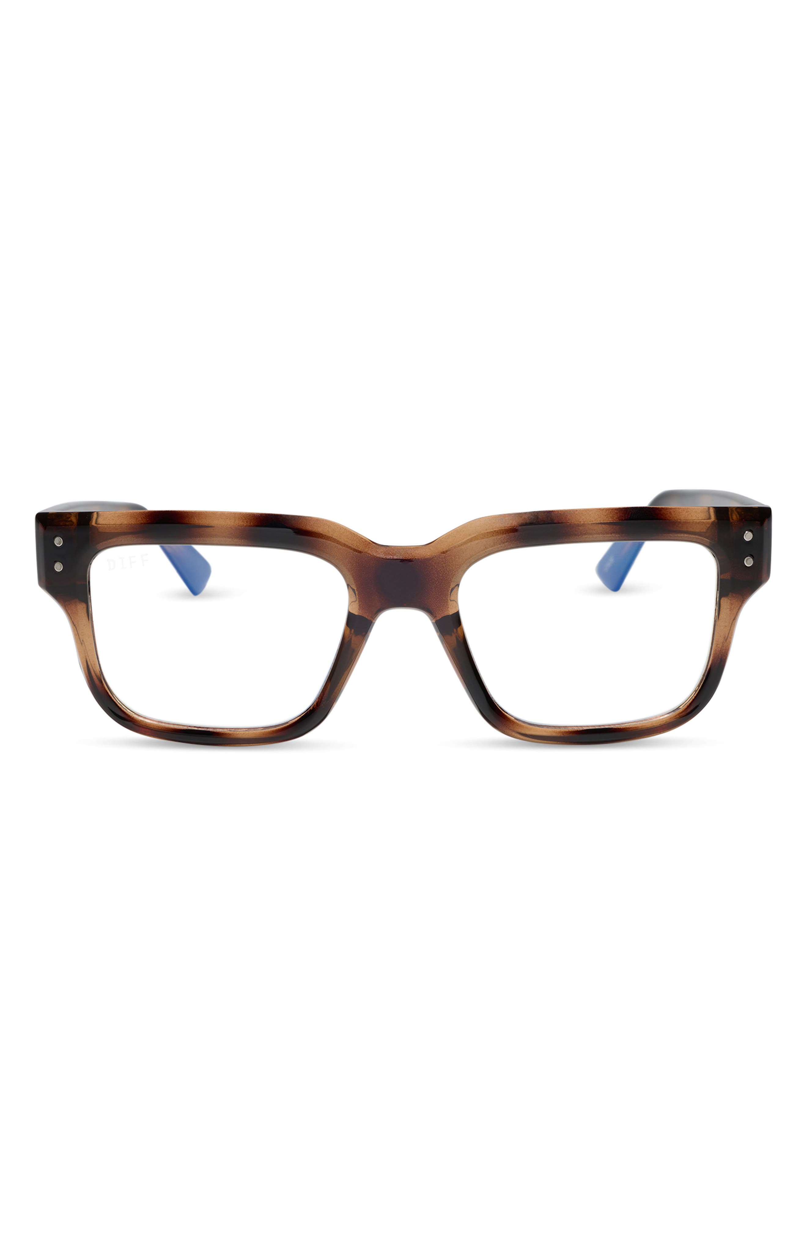 DIFF Cade 52mm Square Blue Light Blocking Glasses