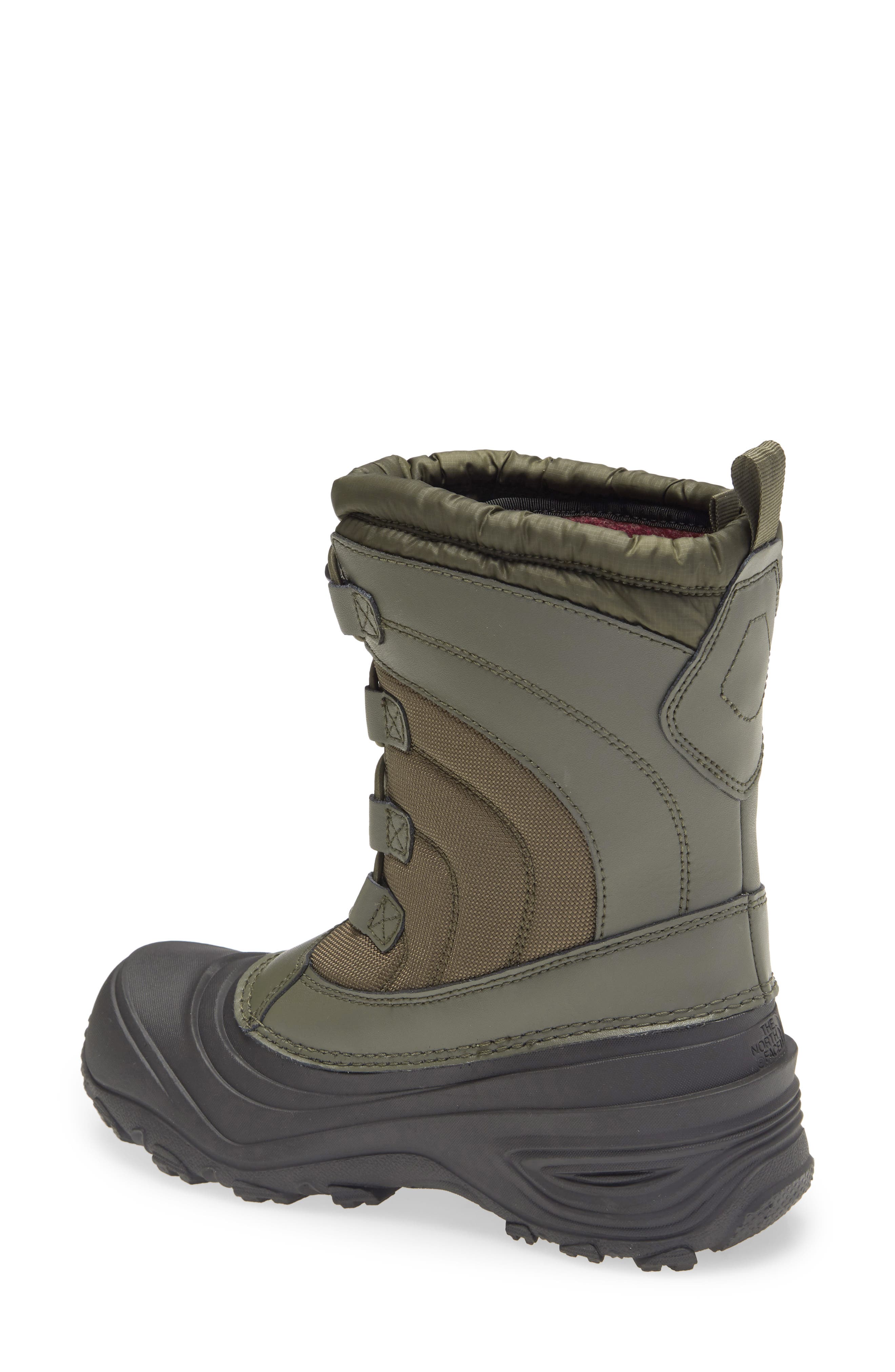 'Alpenglow IV' Bungee Lace Waterproof Boot, Alternate, color, NEW TAUPE GREEN/ BLACK