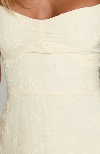 Landon Lace Trim Shift Mini Sundress