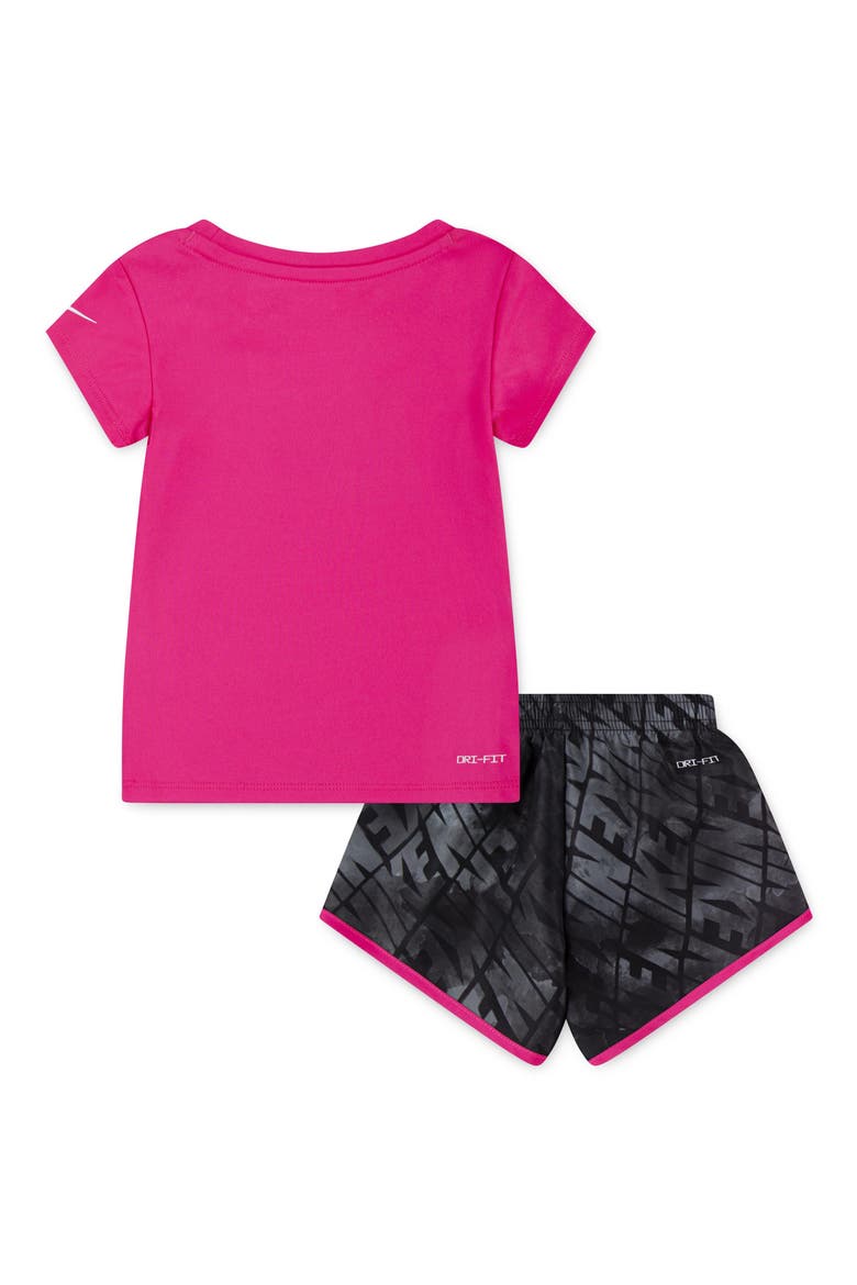 Kids' Dri-FIT Sprinter T-Shirt & Shorts, Alternate, color, BLACK