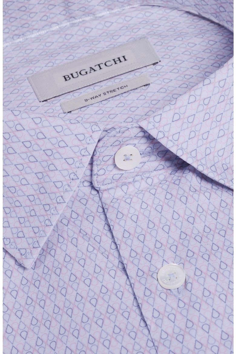 James OoohCotton® Geo Print Button-Up Shirt, Alternate, color, VISTA BLUE