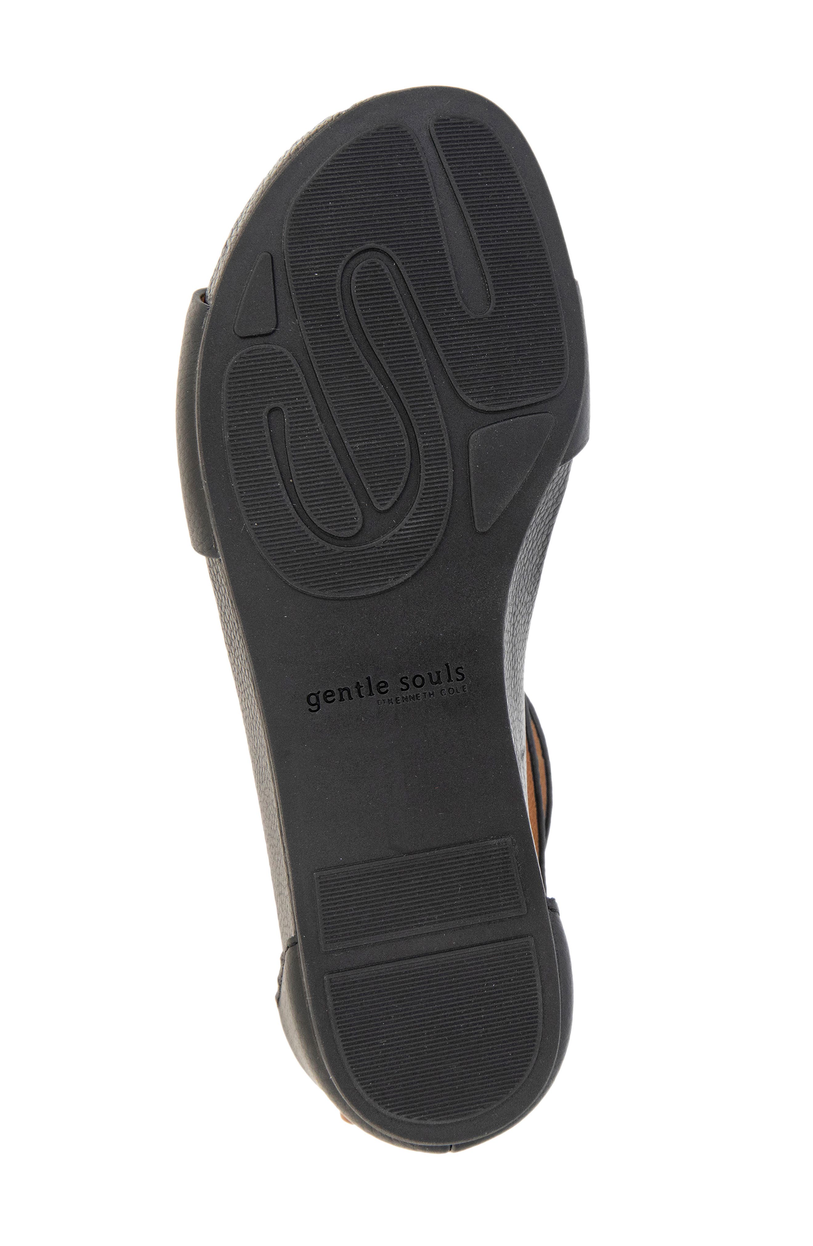 Gentle Souls Gwen Asymmetric Strappy Sandal, Alternate, color, Black