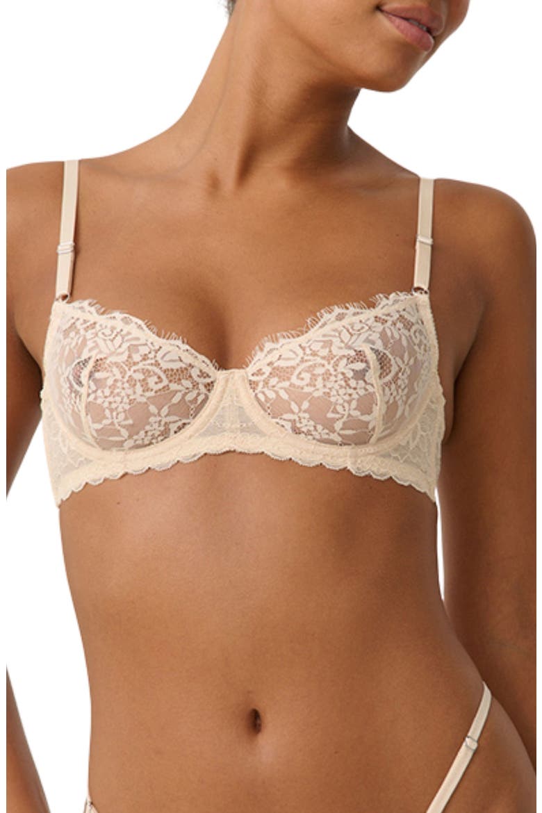 Maverick Lace Underwire Bra, Main, color, SAND