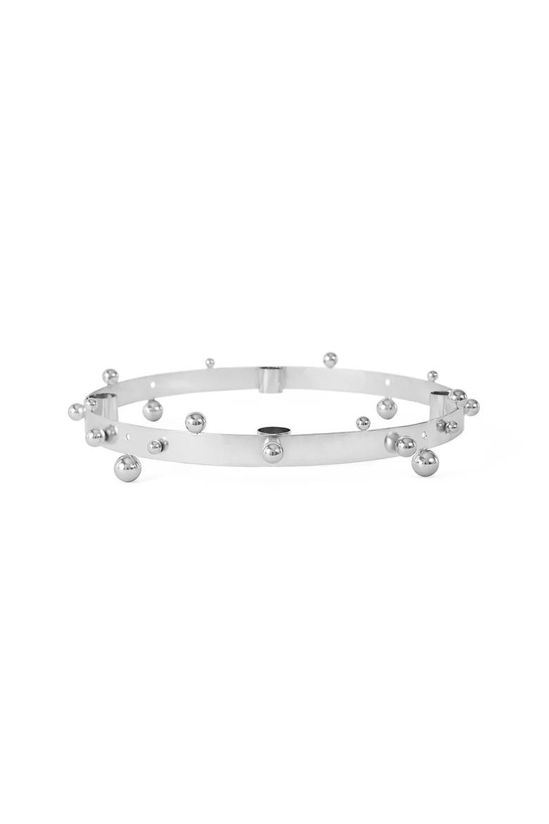 Pearl Advent Candleholder, Main, color, Silver