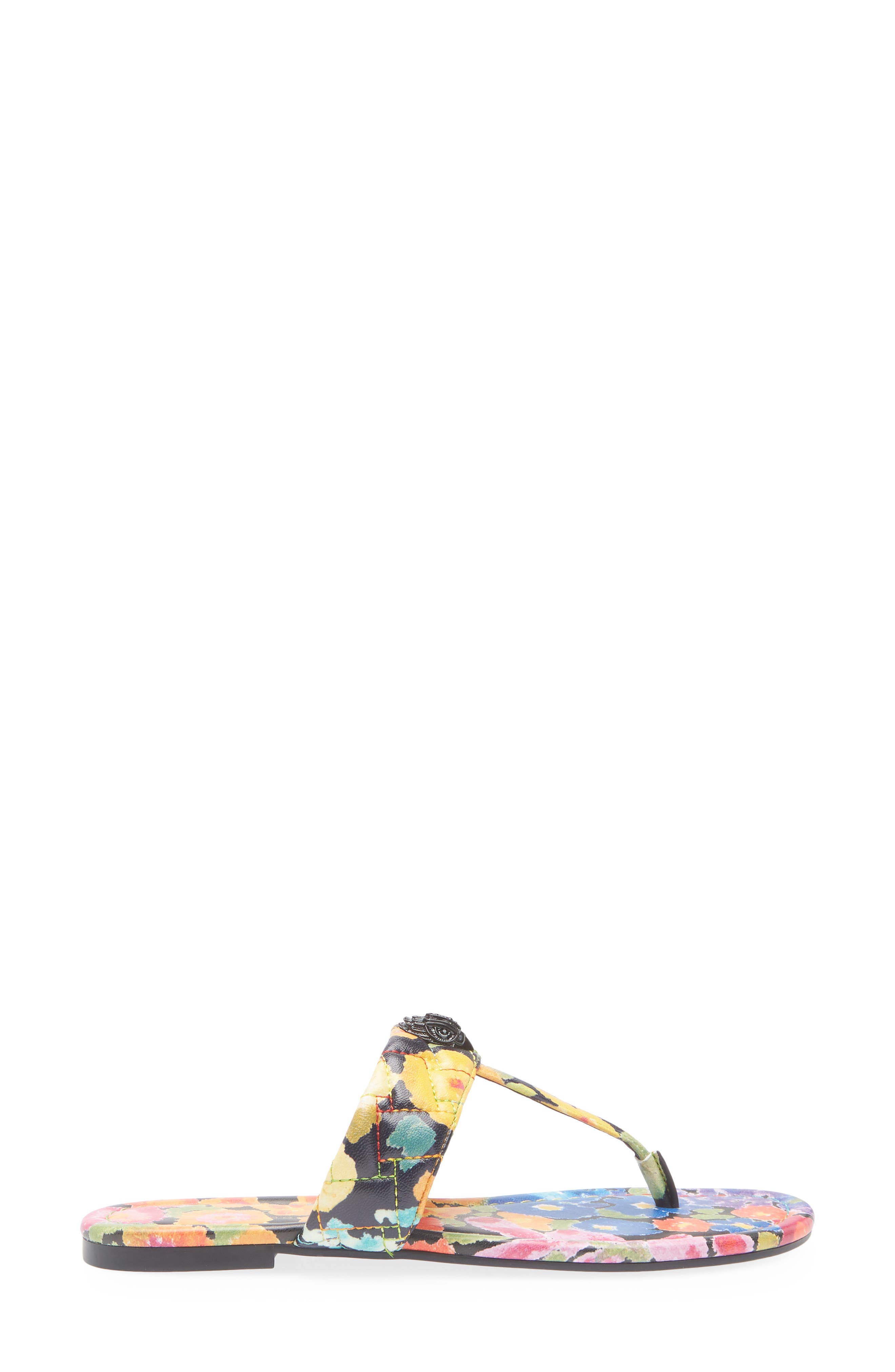 Kurt Geiger London Kensington T-Bar Sandal, Alternate, color, Black Multi