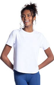BloqUV Women's Short Sleeve UV Protection Relaxed Crew Shirt