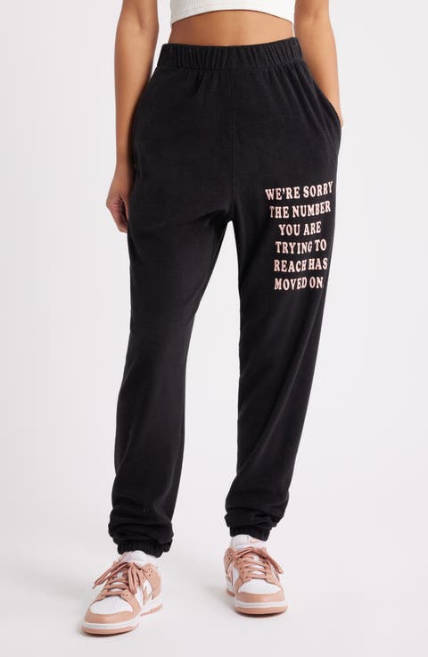 1-800 Boys Lie Mac Slim Brushed Terry Joggers