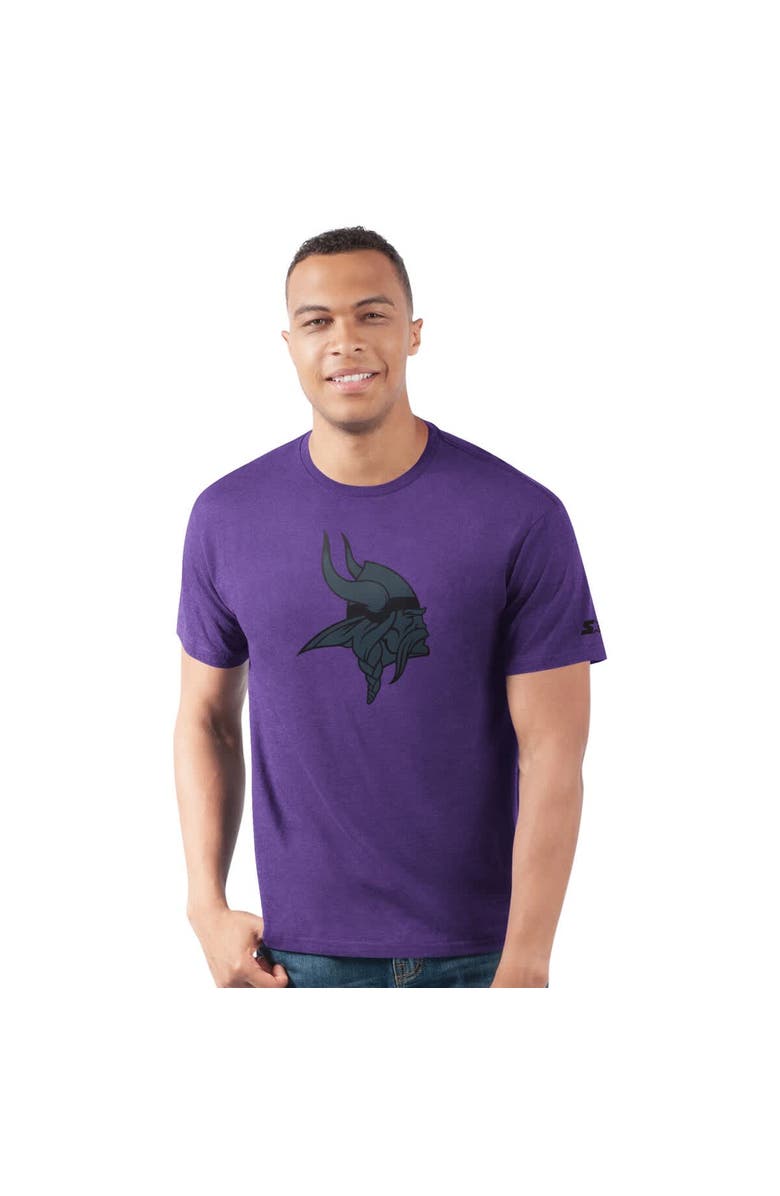 STARTER Men's Starter  Purple Minnesota Vikings Prime Time T-Shirt, Main, color, Purple